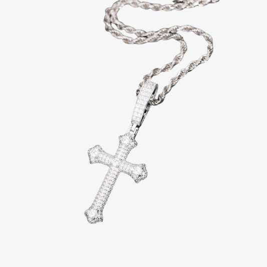 IRIS CROSS PENDANT