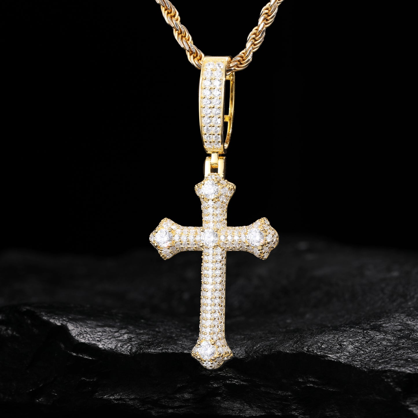 IRIS CROSS PENDANT