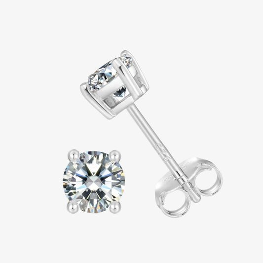 CLASSIC 4-PRONG STUD EARRINGS- 3MM