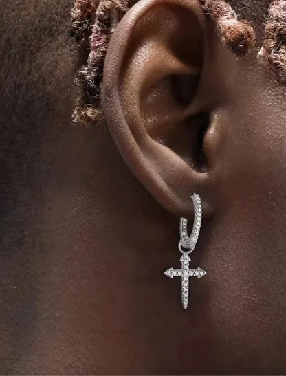 VVS CROSS EARRINGS