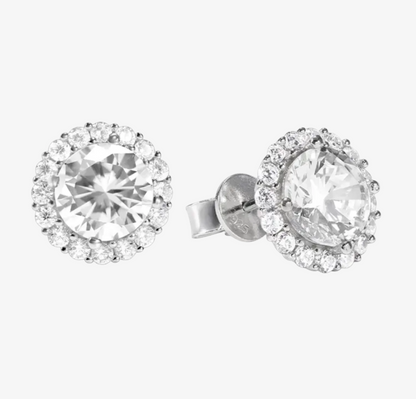 VVS SOLITAIRE STUD EARRINGS