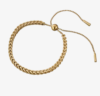 GOLD BRAIDED BRACELET