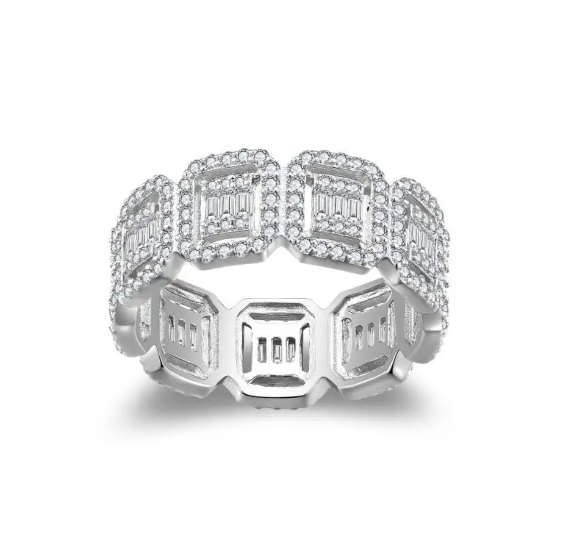 ICED SQUARE RING